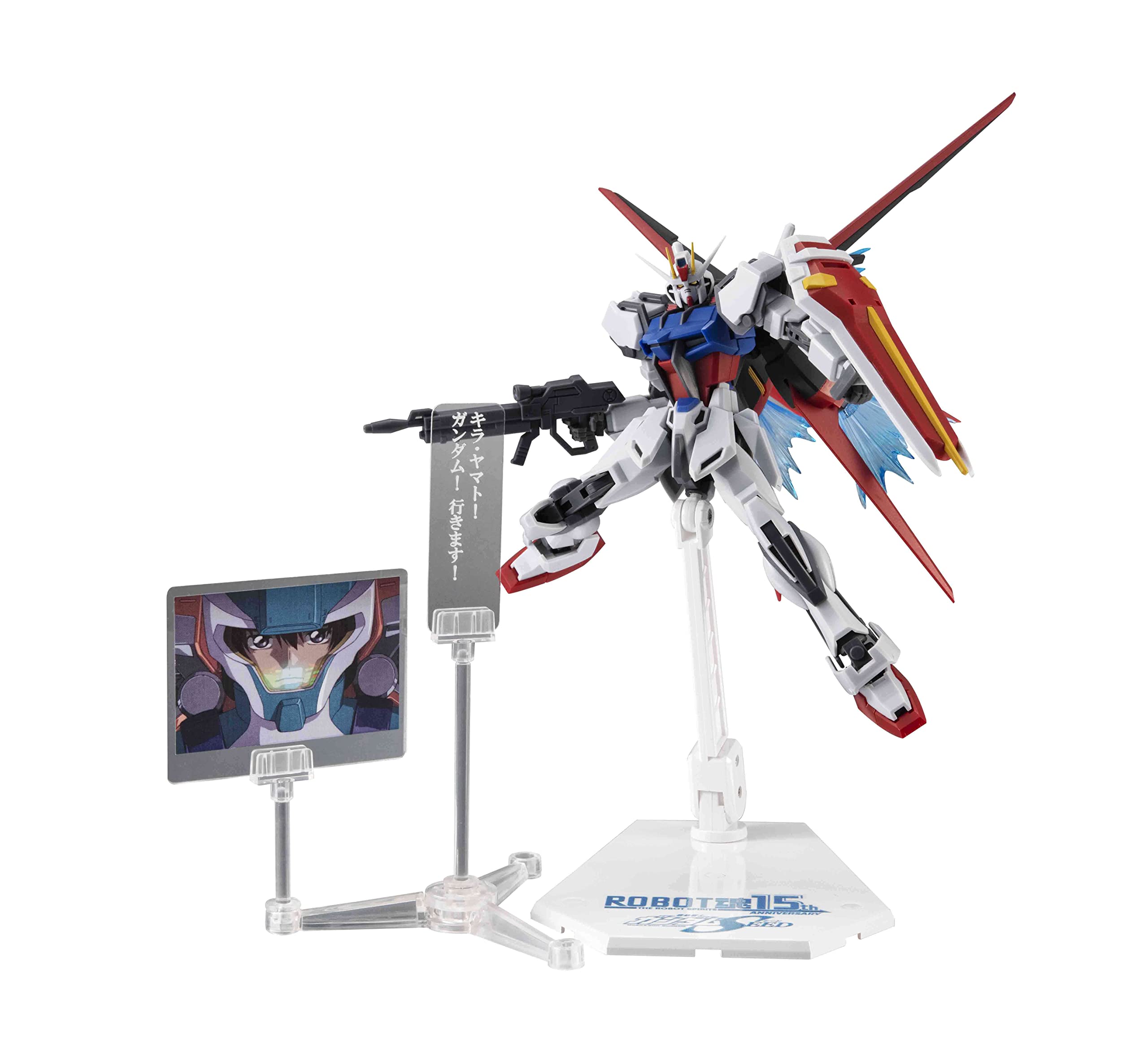 TAMASHII NATIONS ROBOT Spirits Mobile Suit Gundam SEED GAT-X105+AQM/E-X01 Aile Strike Gundam ver. A.N.I.M.E. ~ROBOT Spirits 15th ANNIVERSARY