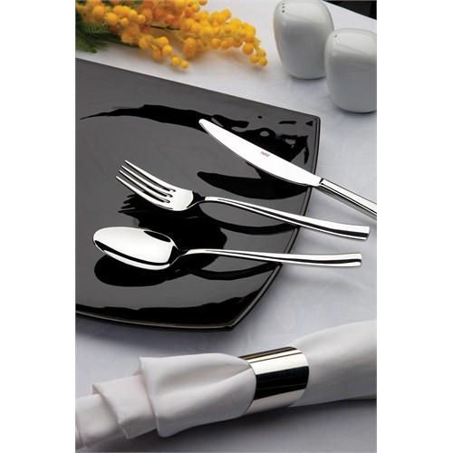 Nehir Deniz Sade 30 Parça Küçük Aile Çatal Bıçak Kaşık Takımı